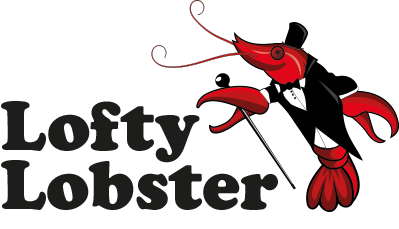 Lofty Lobster tongue in cheek greetings cards