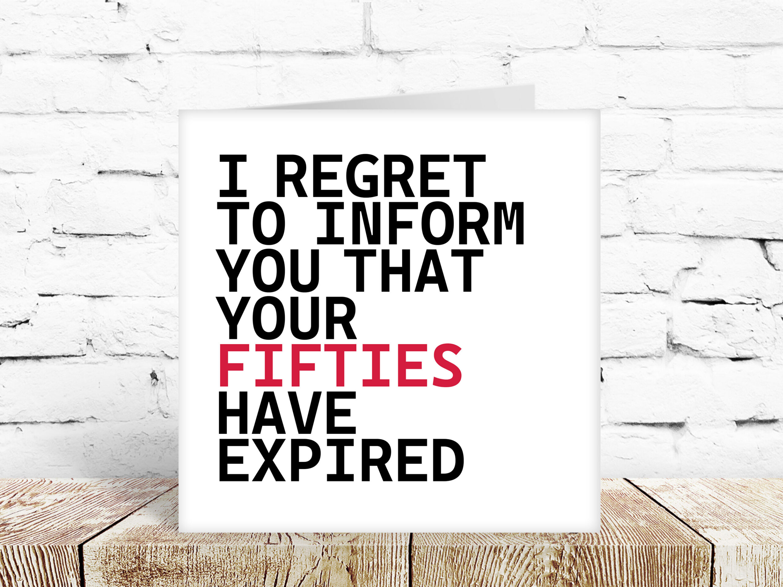 Your 50’s have expired