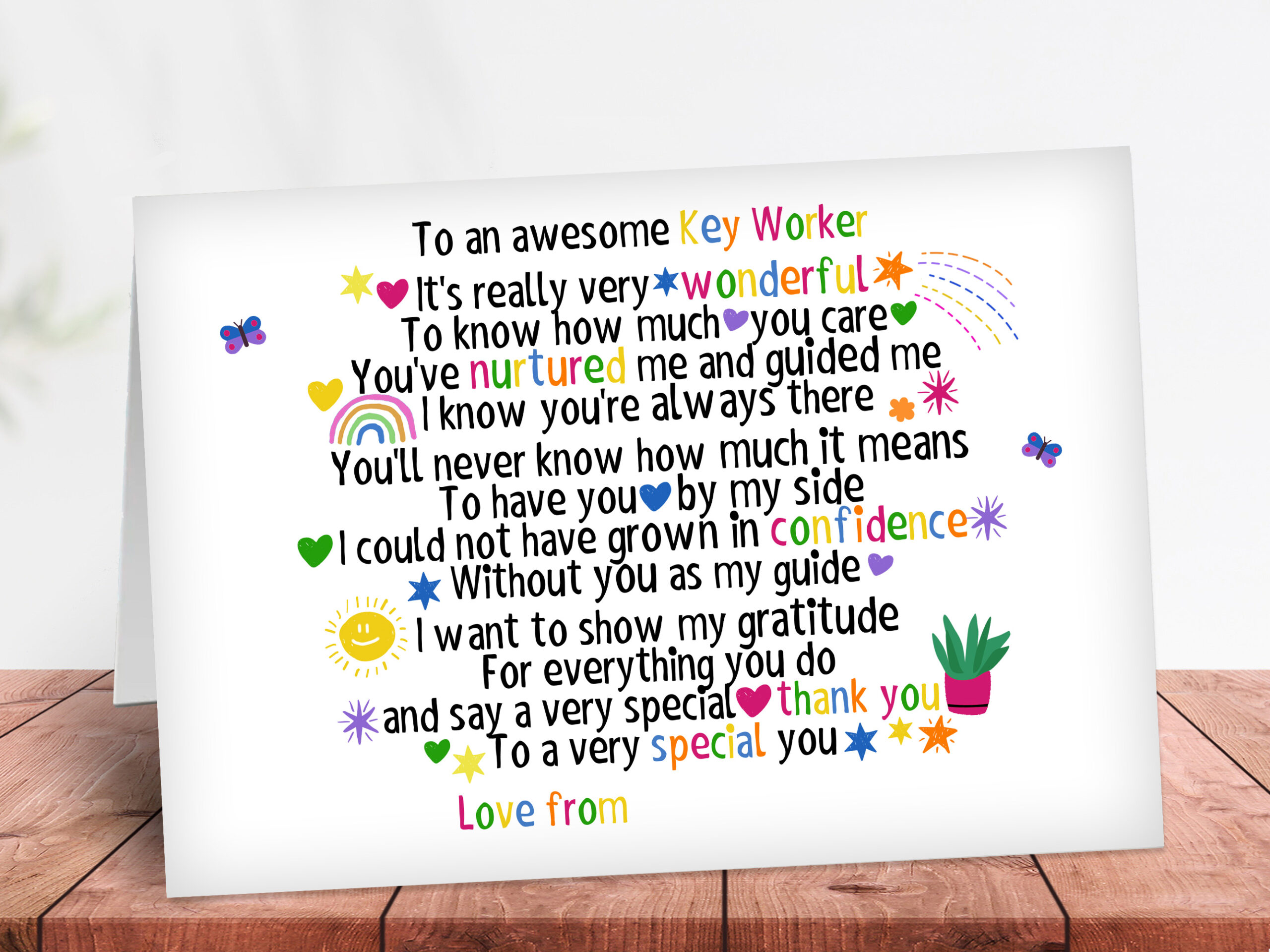 To an awesome key worker poem