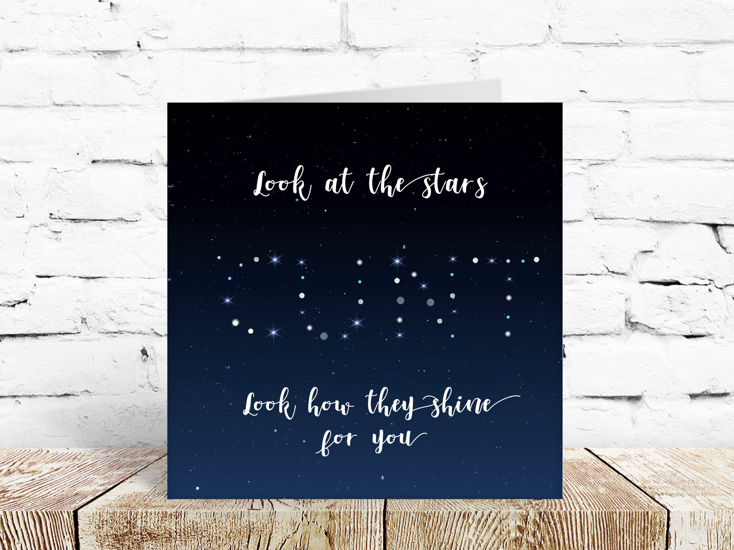 Look at the stars, see how they shine for you… CUNT