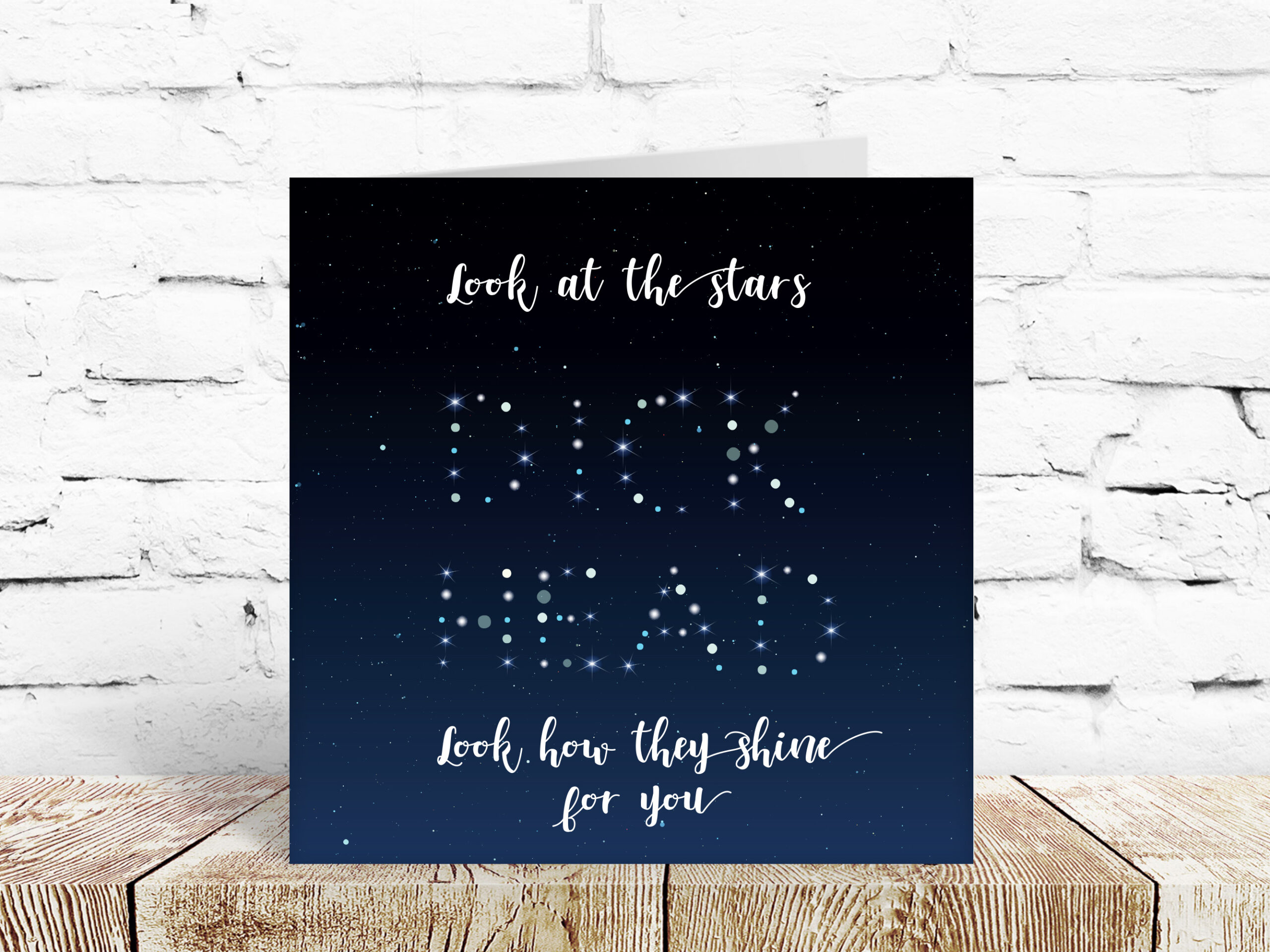 Look at the stars, see how they shine for you… DICKHEAD