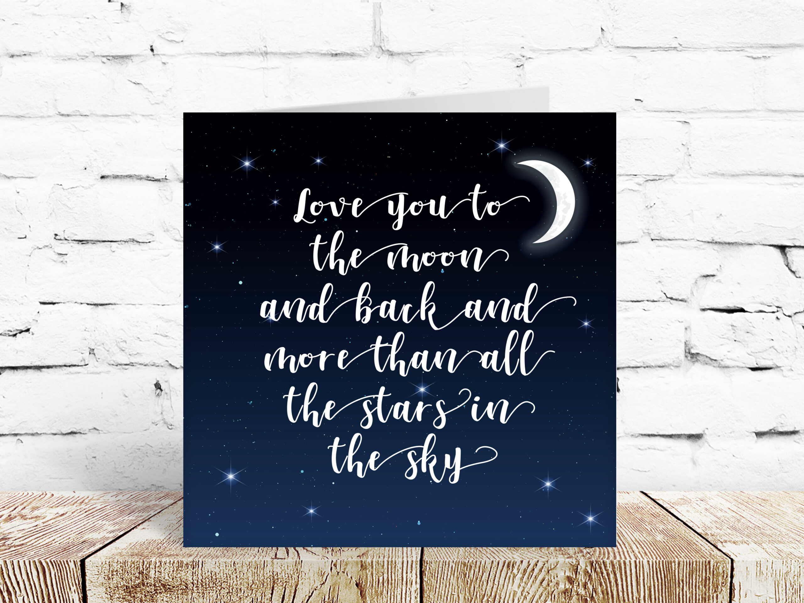 Love you to the moon and back