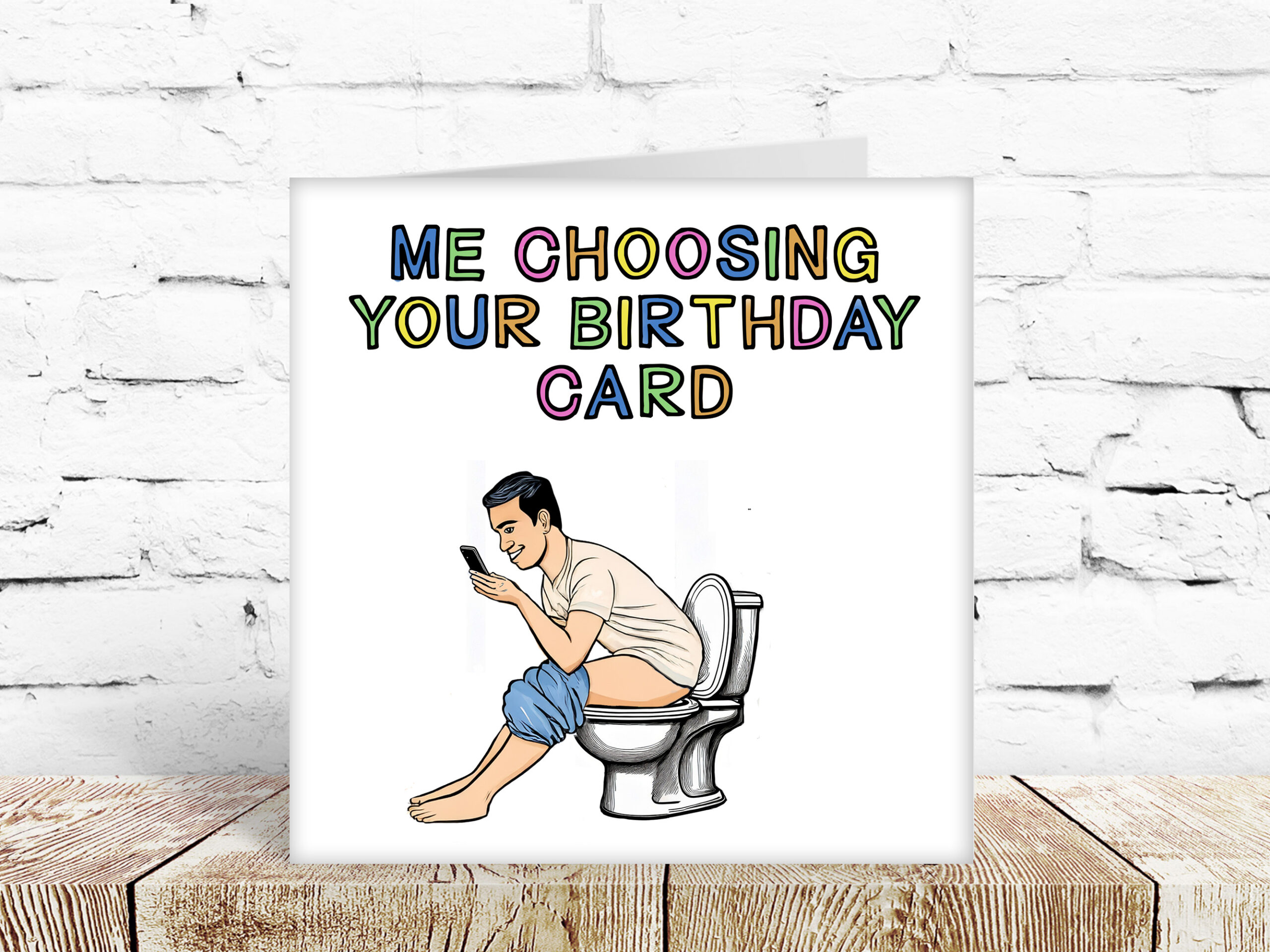 Me choosing your card (man)