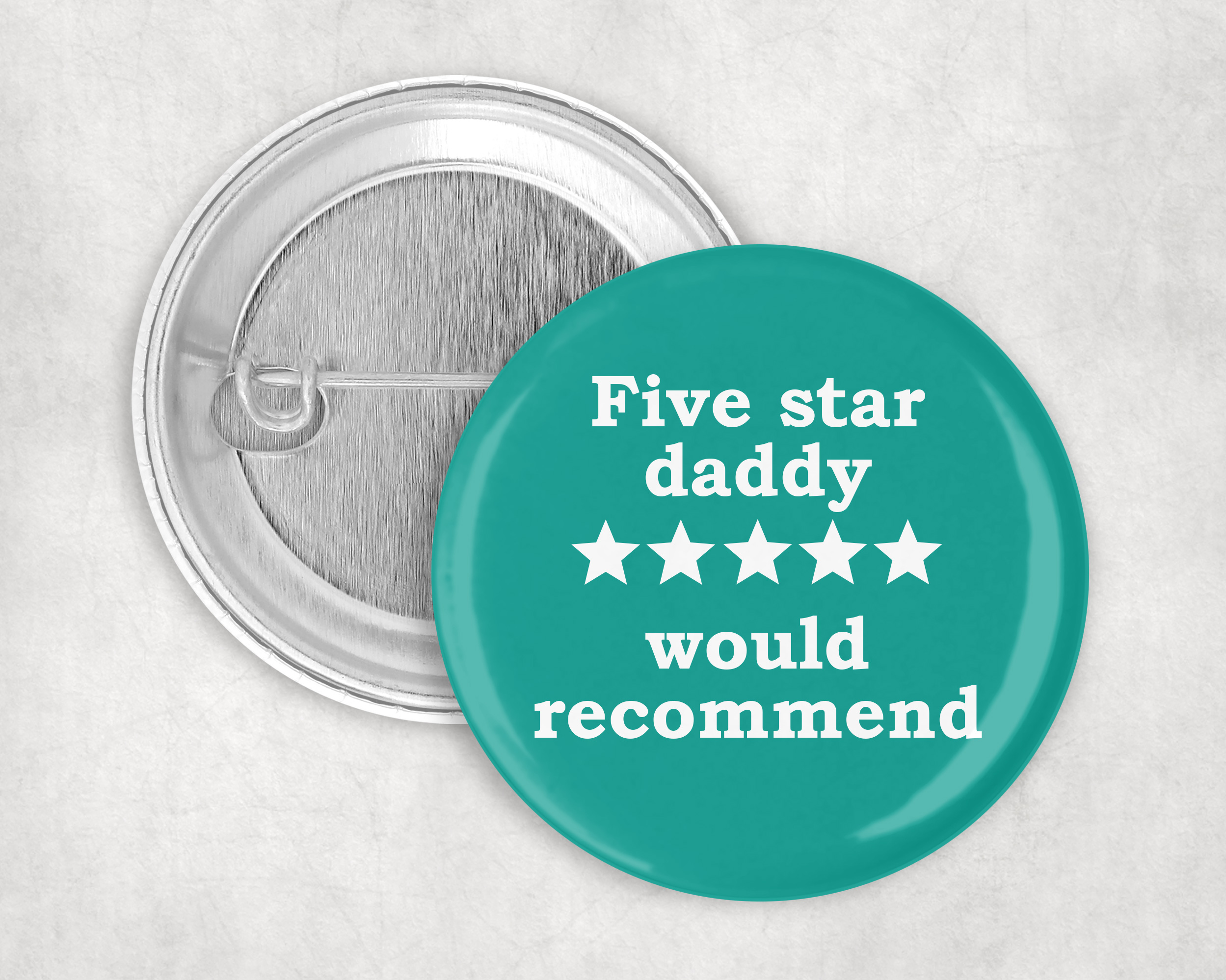 Five star daddy badge