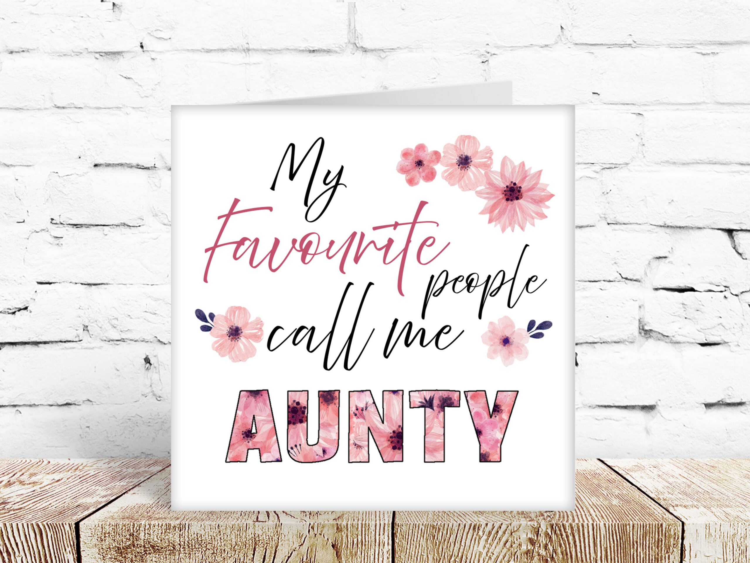 My favourite people call me aunty