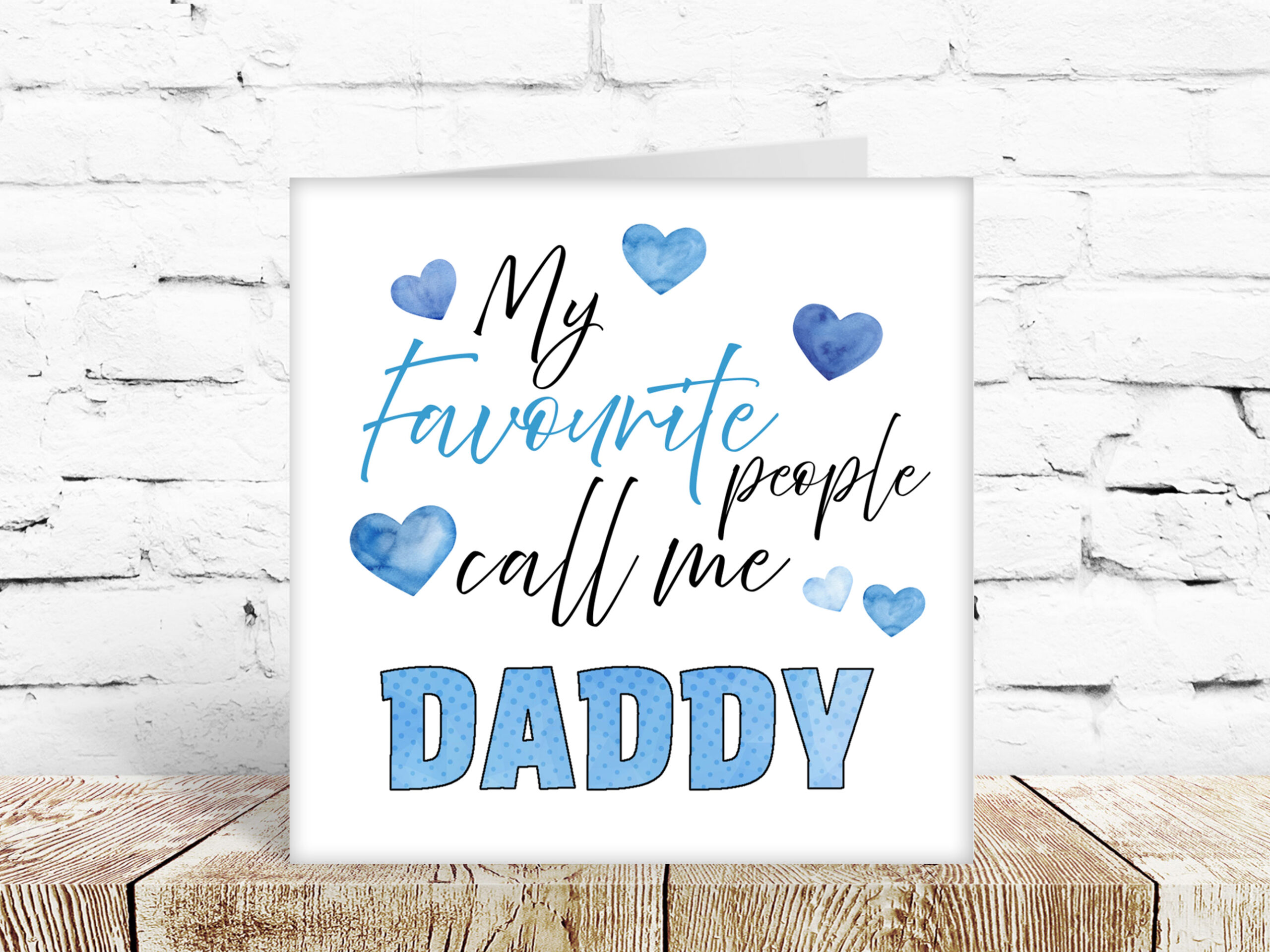 My favourite people call me daddy
