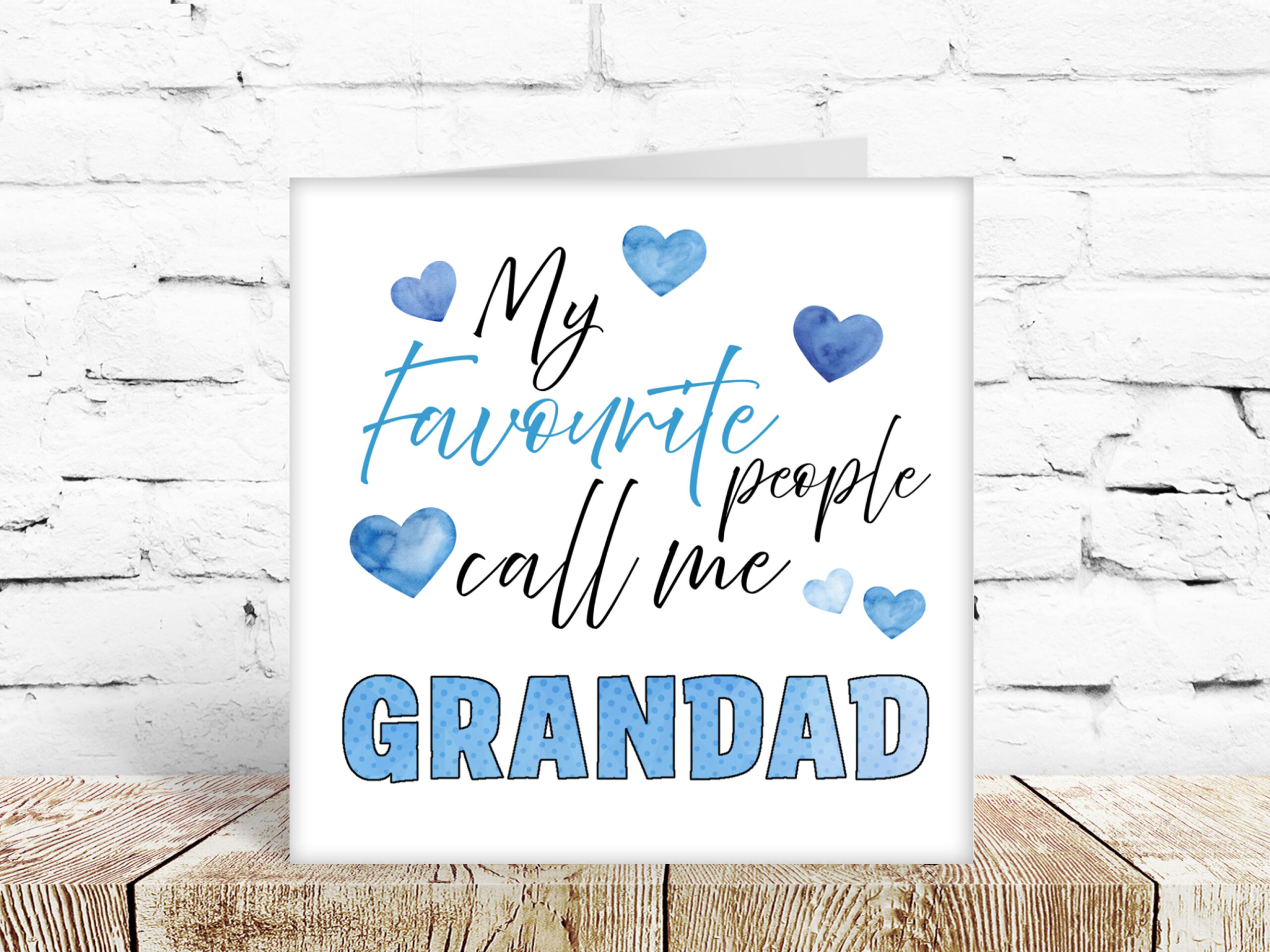 My favourite people call me grandad