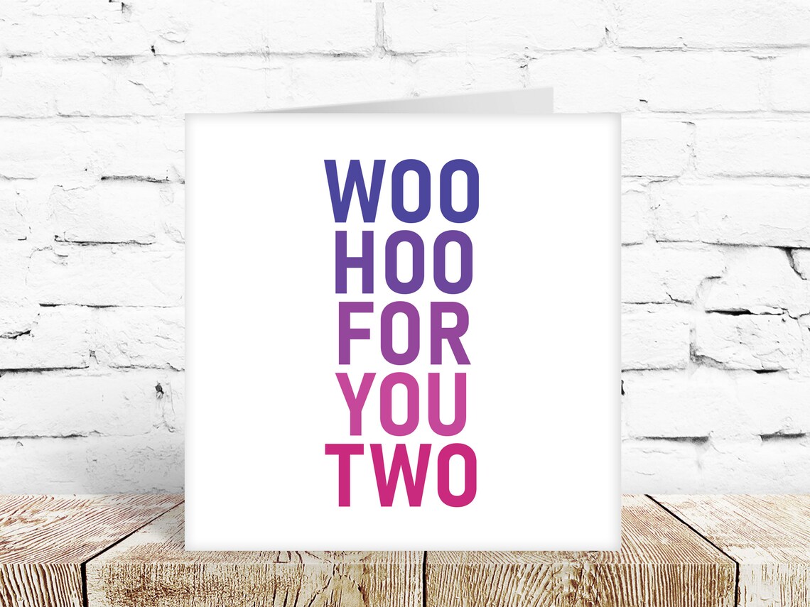 Woo hoo for you two
