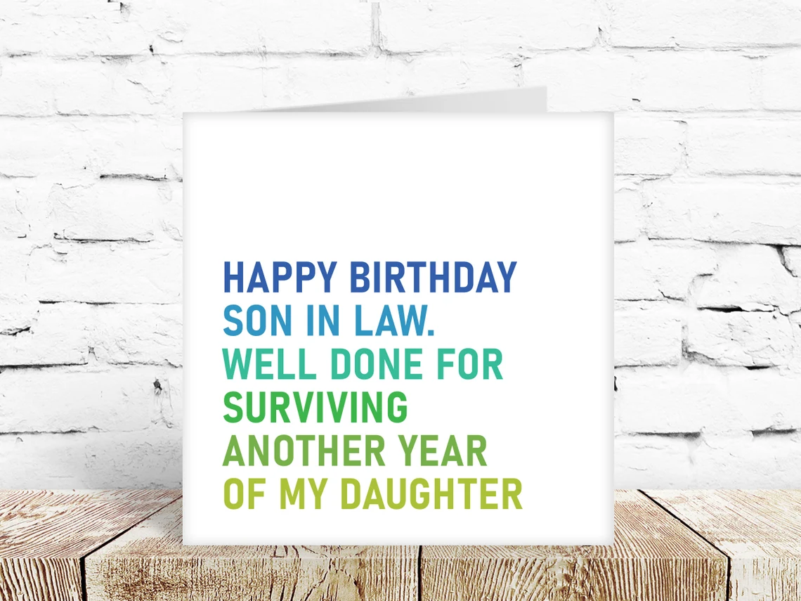Happy Birthday brother-in-law, well done for surviving another year of my sister