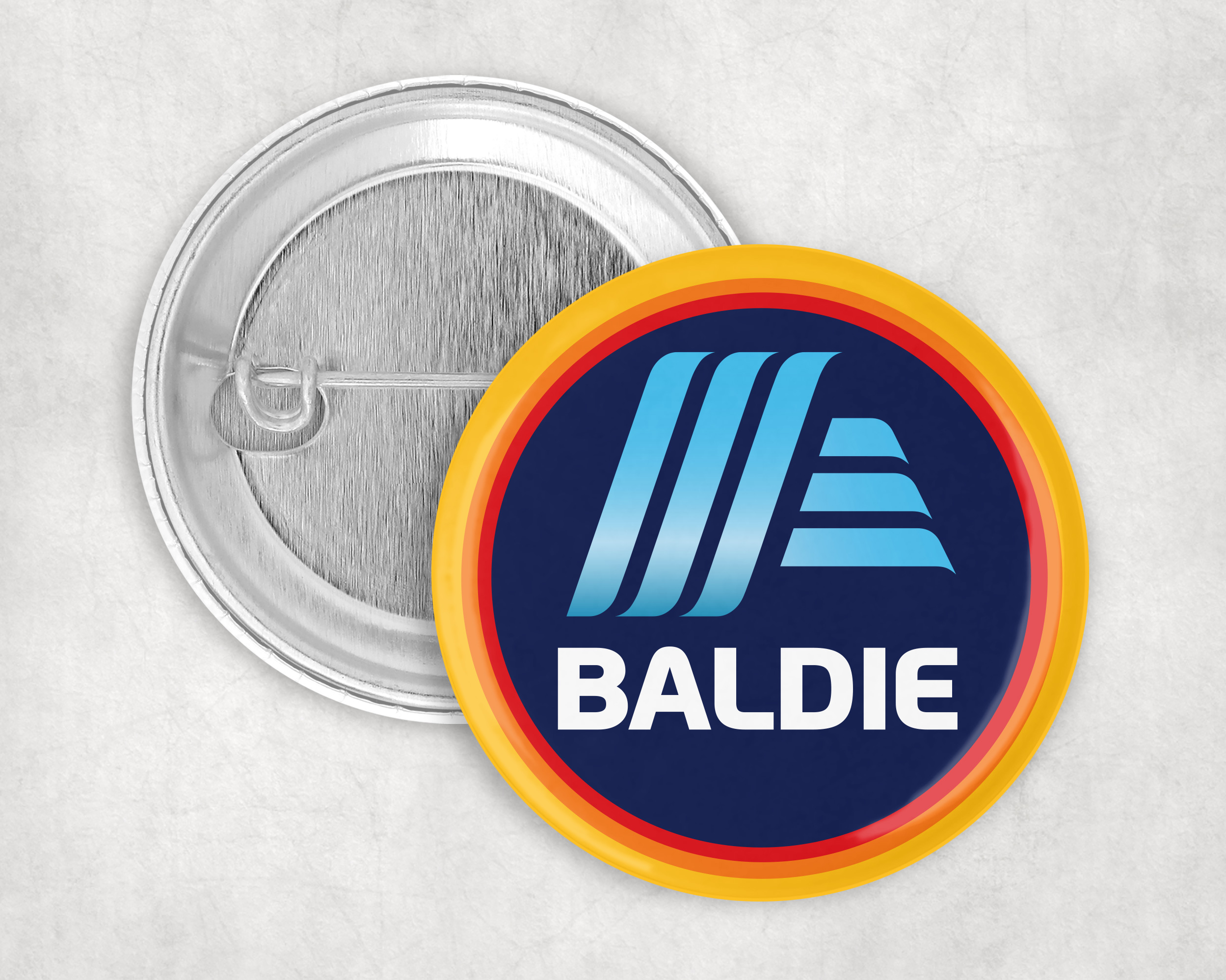 Baldie badge