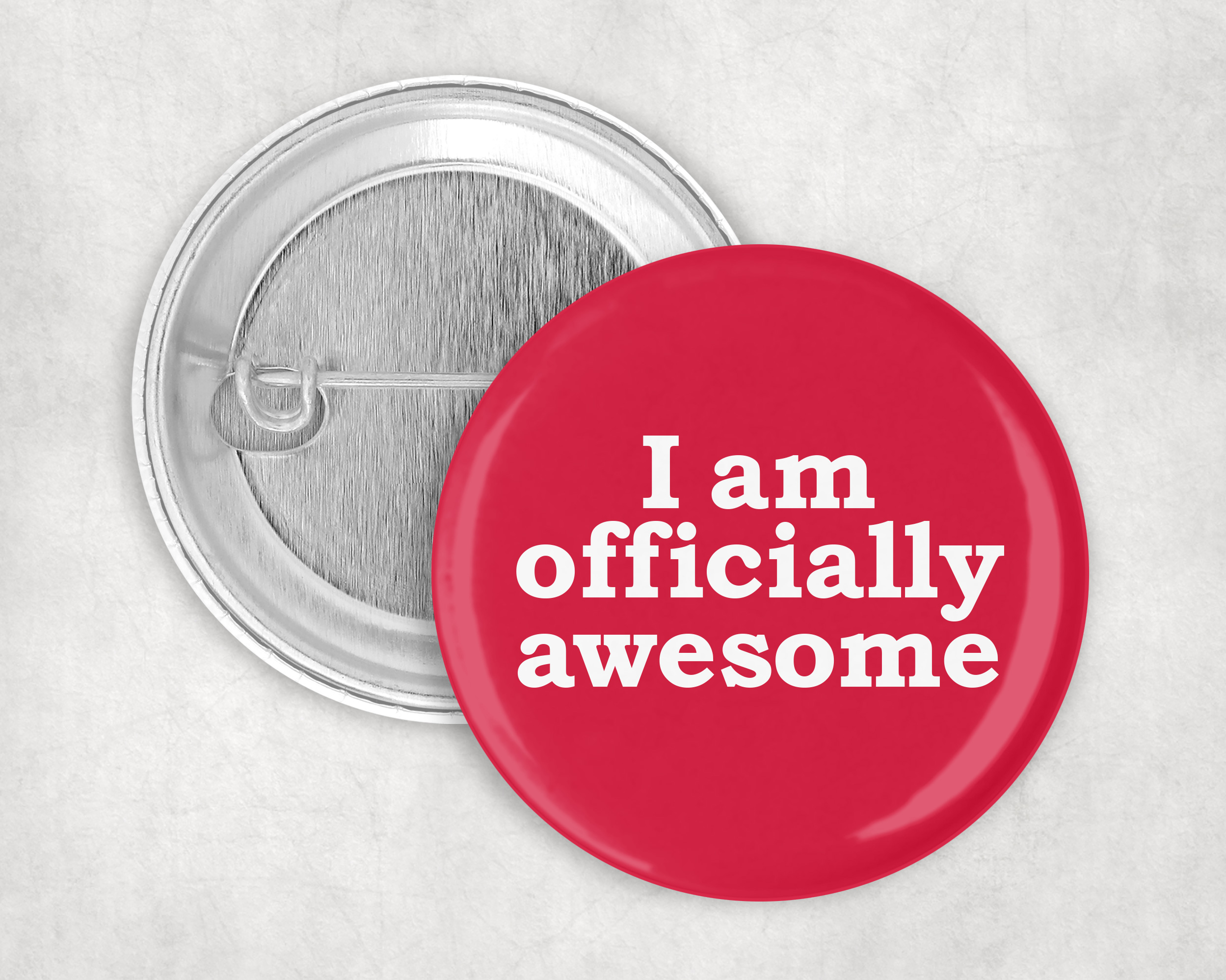 I am officially awesome badge