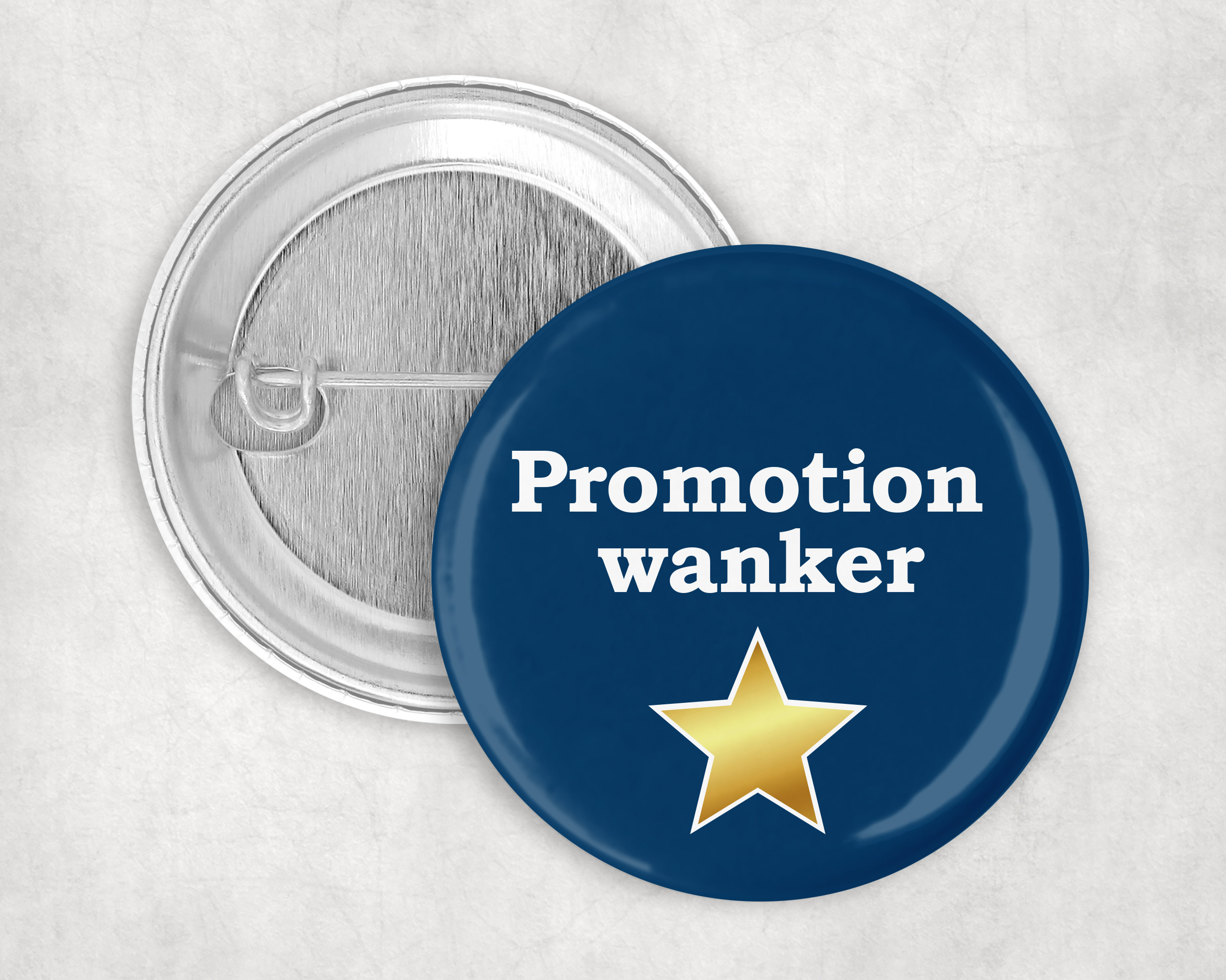 Promotion w@nker badge