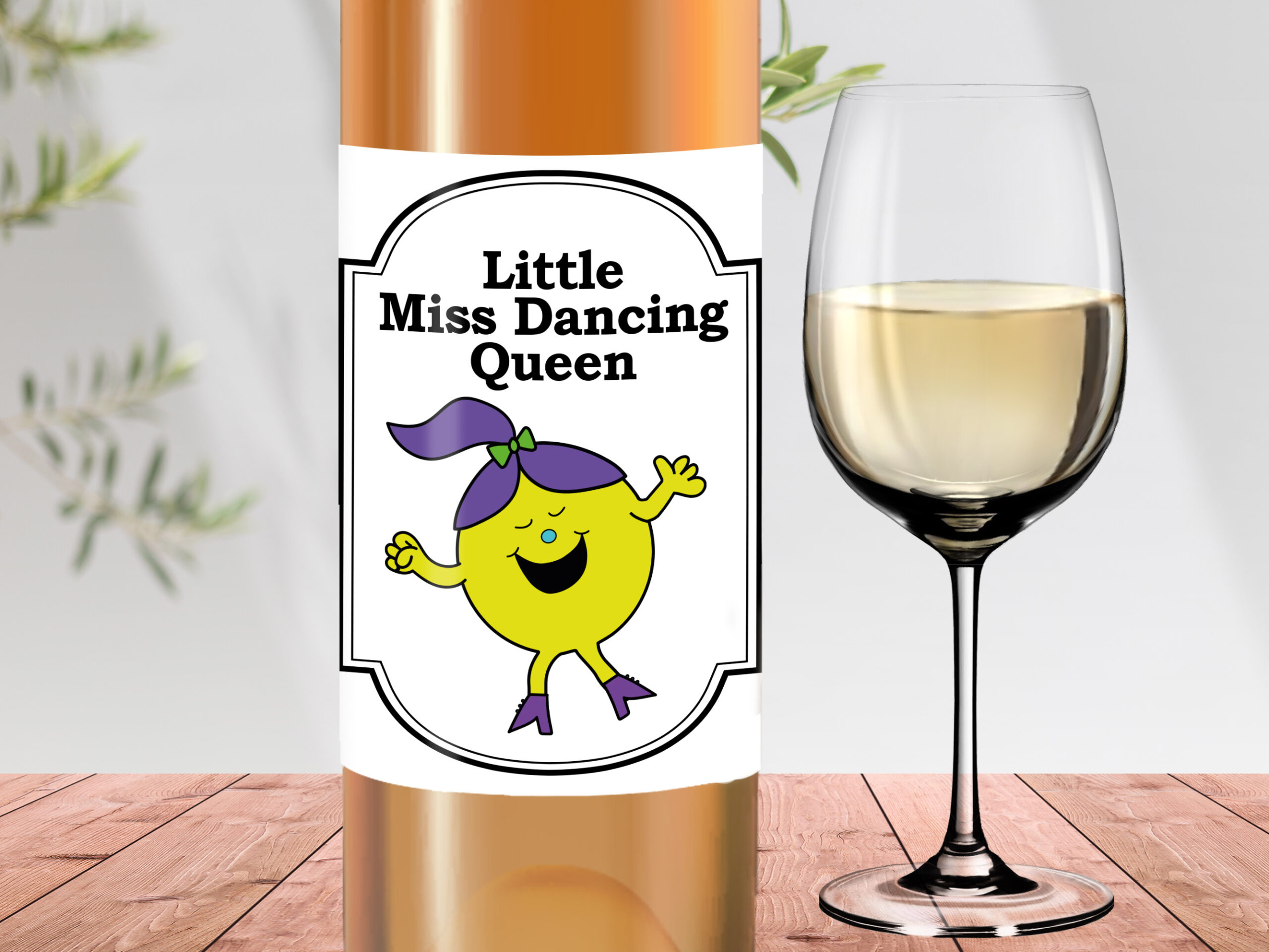 Little Miss Dancing Queen wine label