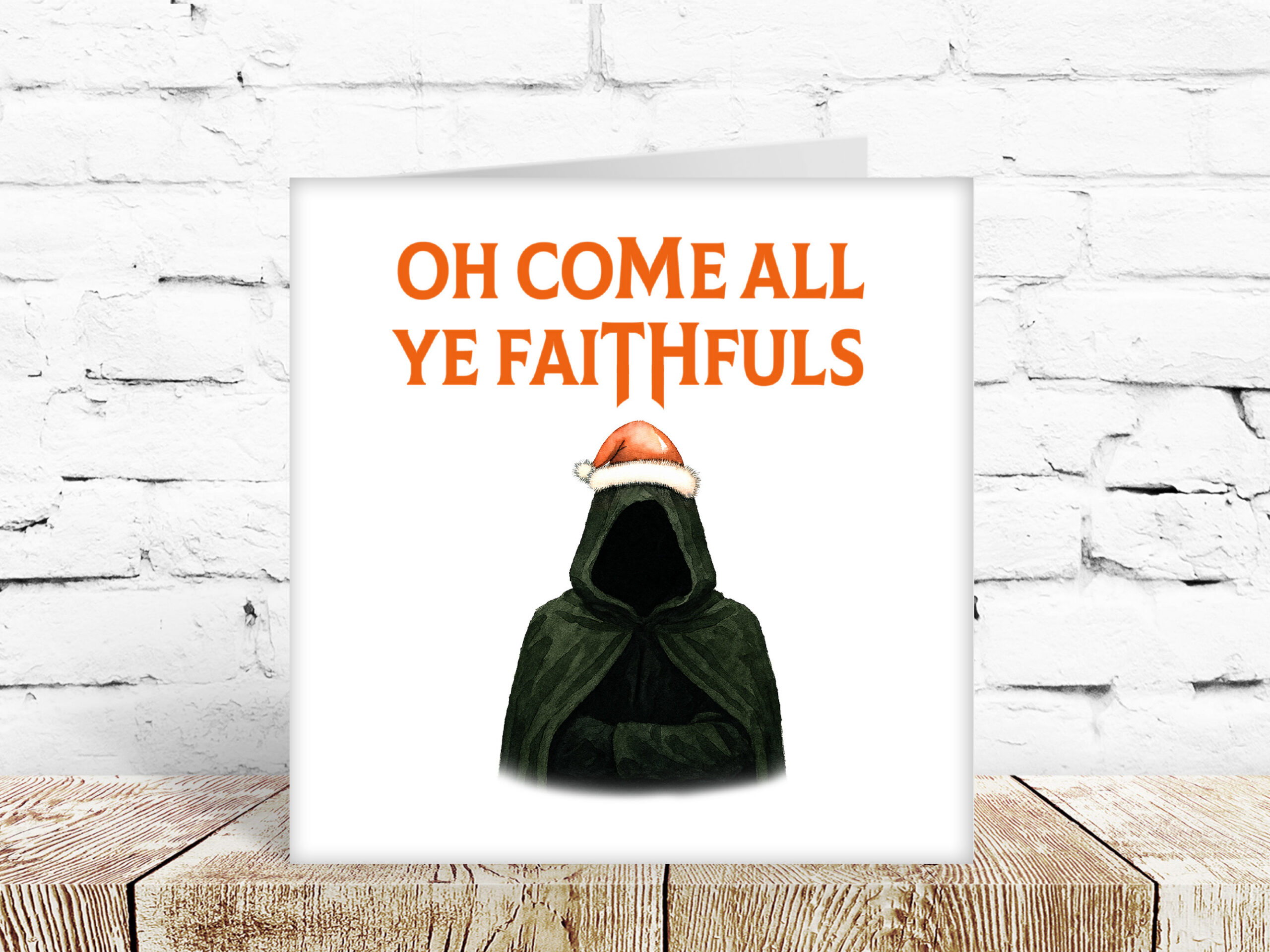 Oh come all ye faithfuls, Traitors Christmas card