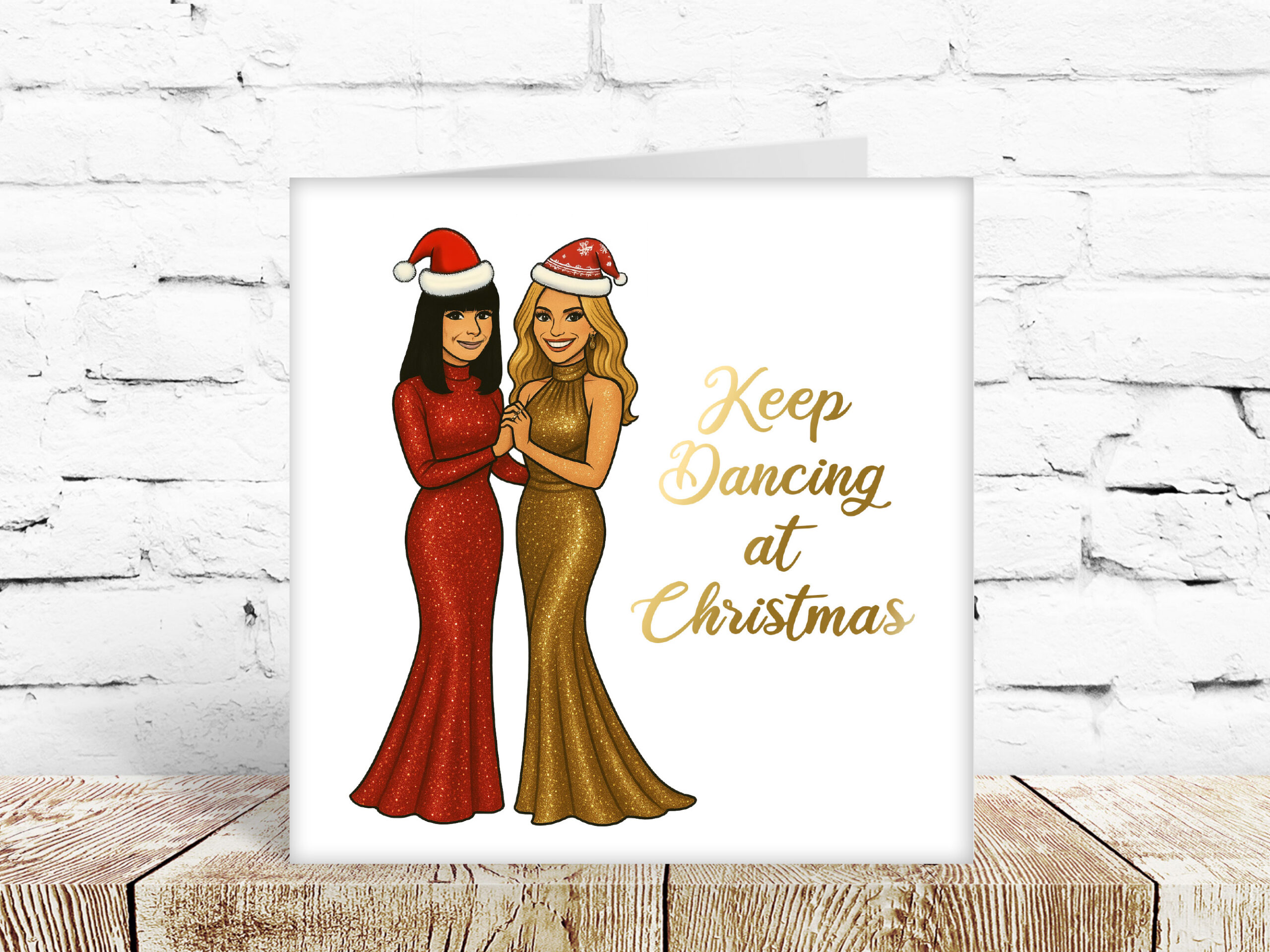 Keep dancing at Christmas, Strictly Come Dancing card
